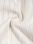 Unisex Boxy Striped Shirt - Light Yellow