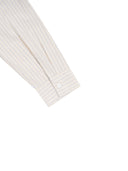 Unisex Boxy Striped Shirt - Light Yellow