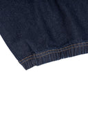 Men's Boxy Vintage Wash Hooded Denim Jacket