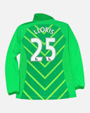 Tottenham 2012-13 Lloris long sleeve goalkeeper home vintage football shirt, size Large — Under Armour, back.