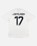 Real Madrid 2008-09 Van Nistelrooy home vintage football shirt, size XL — Adidas, back.
