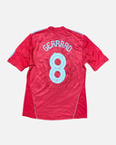 Liverpool 2010-11 Gerrard home vintage football shirt, size Medium — Adidas, back.