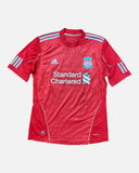 Liverpool 2010-11 Gerrard home vintage football shirt, size Medium — Adidas, front.