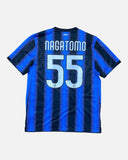 Inter Milan 2010-11 Nagatomo home vintage football shirt, size Large — Nike, back.
