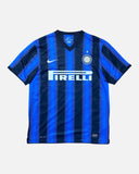 Inter Milan 2010-11 Nagatomo home vintage football shirt, size Large — Nike, front.