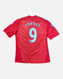 Liverpool 2010-11 Torres home vintage football shirt, size XL — Adidas, back.