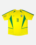 Brazil 2002-03 Ronaldinho Home Kit (XL) - front