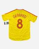Liverpool 2007-08 Gerrard third vintage football shirt, size Small — Adidas, back.