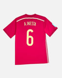 Spain 2014-15 Iniesta Home Kit (Large) - back