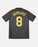 Liverpool 2009-10 Gerrard away vintage football shirt, size Medium — Adidas, back.