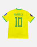 Brazil 2022-23 Neymar home vintage football shirt, size Medium — Nike, back.