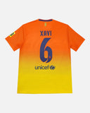 Barcelona 2012-13 Xavi away vintage football shirt, size Medium — Nike, back.