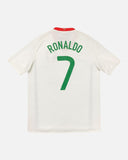 Portugal 2008-09 Ronaldo away vintage football shirt, size Medium — Nike, back.
