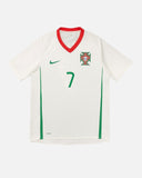 Portugal 2008-09 Ronaldo away vintage football shirt, size Medium — Nike, front.