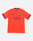 Barcelona 2014-15 Suarez away vintage football shirt, size Medium — Nike, front.