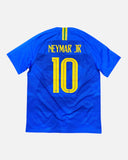 Brazil 2019-20 Neymar away vintage football shirt, size Medium — Nike, back.