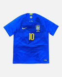 Brazil 2019-20 Neymar away vintage football shirt, size Medium — Nike, front.