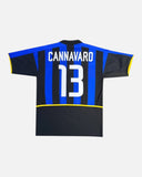 Inter Milan 2002-03 Cannavaro Home Kit (Large) - back