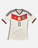 Germany 2014-15 Muller home vintage football shirt, size Small — Adidas, front.