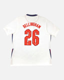 England 2020-21 Bellingham home vintage football shirt, size XL — Nike, back.