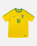 Brazil 2010-11 Kaka home vintage football shirt, size Medium — Nike, front.