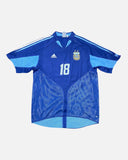 Argentina 2004-05 Messi away vintage football shirt, size XL — Adidas, front.