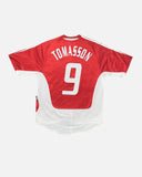 Denmark 2004-05 Tomasson home vintage football shirt, size Medium — Adidas, back.