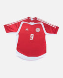 Denmark 2004-05 Tomasson home vintage football shirt, size Medium — Adidas, front.