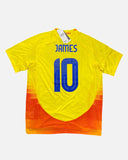 Colombia 2024-25 James player issue home vintage football shirt, size Large — Adidas, back.