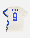Inter Milan 2010-11 Eto'o away vintage football shirt, size Small — Nike, back.