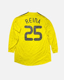 Liverpool 2009-10 Reina long sleeve goalkeeper home vintage football shirt, size XL — Adidas, back.