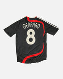 Liverpool 2006-07 Gerrard away vintage football shirt, size Medium — Adidas, back.