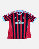 AC Milan 2011-12 Ibrahimovic home vintage football shirt, size 2XL — Adidas, front.