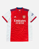 Arsenal 2021-22 Aubameyang home vintage football shirt, size XL — Adidas, front.