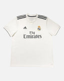 Real Madrid 2018-19 Sergio Ramos home vintage football shirt, size XL — Adidas, front.