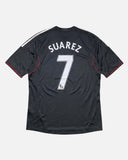 Liverpool 2011-12 Suarez away vintage football shirt, size Large — Adidas, back.