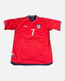 England 2002-03 Beckham Away Kit (XL) - front