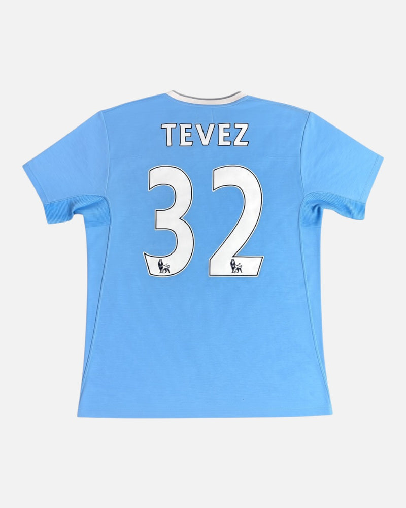 Manchester City 2009-10 Tevez Home Kit (Large) - back