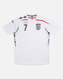 England 2007-08 Beckham Home Kit (Large) - front