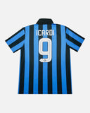 Inter Milan 2015-16 Icardi home vintage football shirt, size Medium — Nike, back.