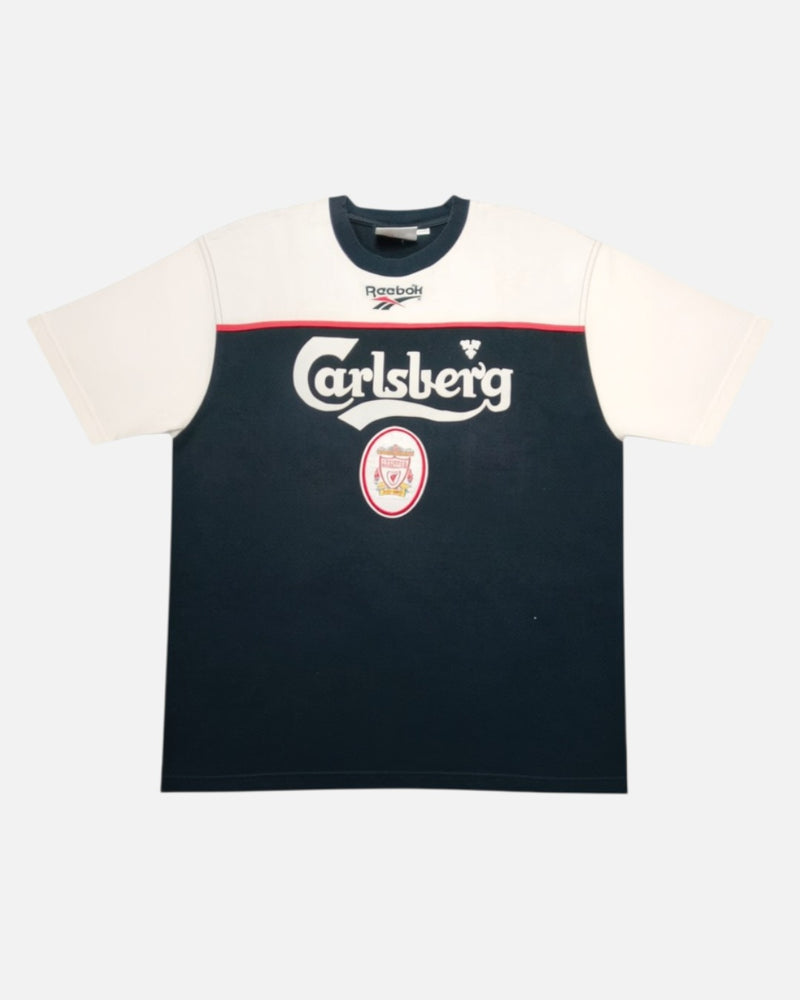 Liverpool 1996-97 training vintage football shirt, size Large — Reebok, front.