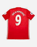 Manchester United 2016-17 Ibrahimovic home vintage football shirt, size Large — Adidas, back.
