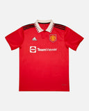 Manchester United 2022-23 Ronaldo home vintage football shirt, size XL — Adidas, front.