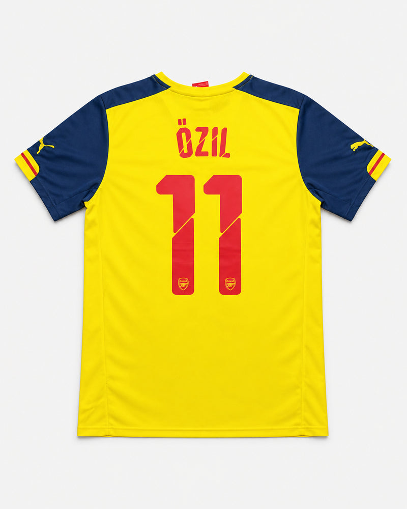 Arsenal 2014-15 Ozil away vintage football shirt, size Medium, back.