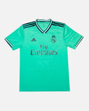 Real Madrid 2019-20 Benzema third vintage football shirt, size Medium — Adidas, front.