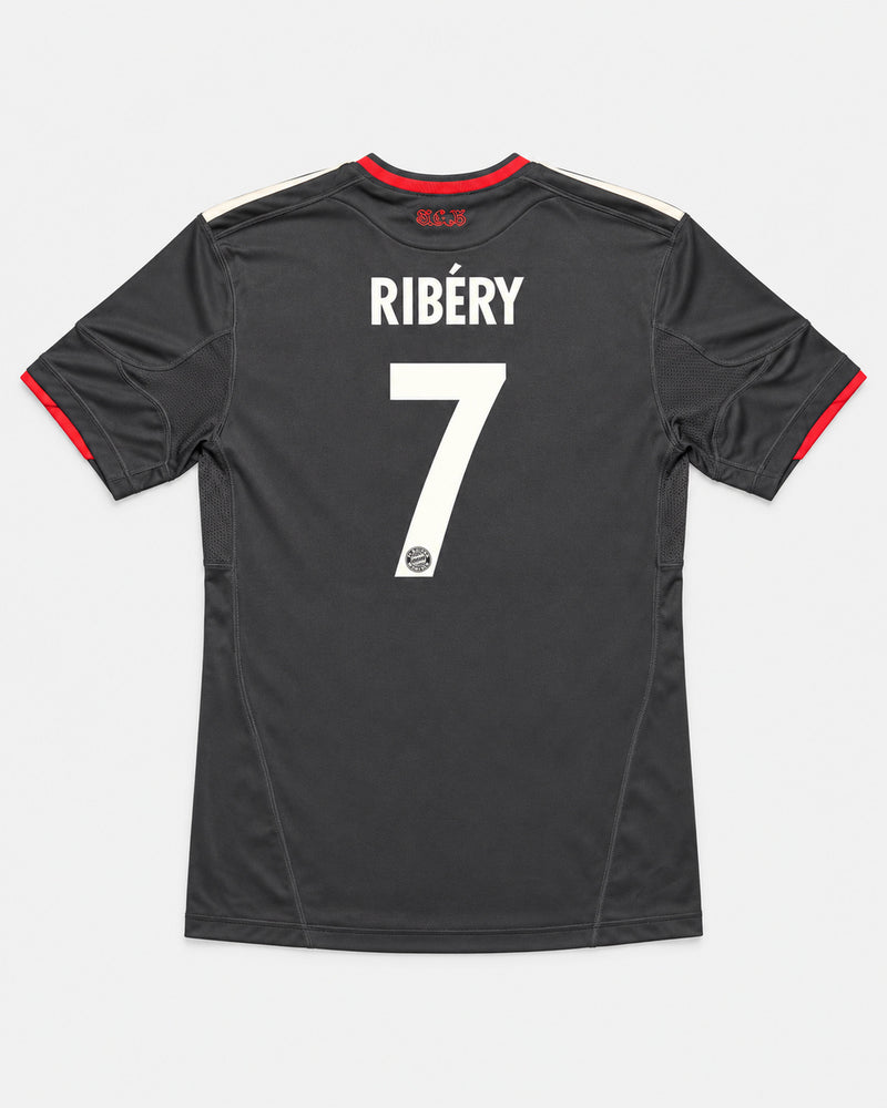 Bayern Munich 2012-13 Ribery third vintage football shirt, size Medium, back.