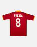 Roma 2002-03 Nakata home vintage football shirt, size Large — Kappa, back.