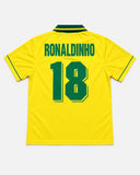 Brazil 1996-97 Ronaldinho Home Kit (M) - Back