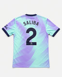 Arsenal 2024-25 Saliba Third Kit (M) - Back