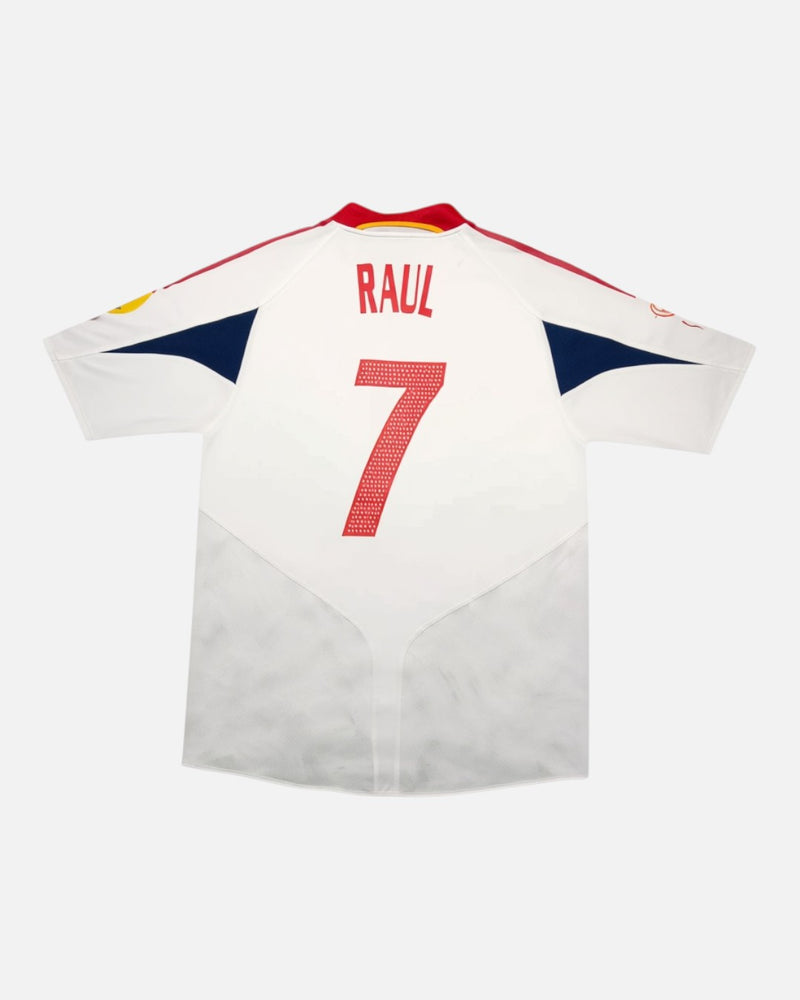 Spain 2004-05 Raul away vintage football shirt, size XL — Adidas, back.